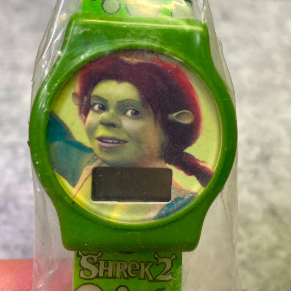 VTG 2003 General Mills Shrek 2 promo digital watch - Fiona *sealed*